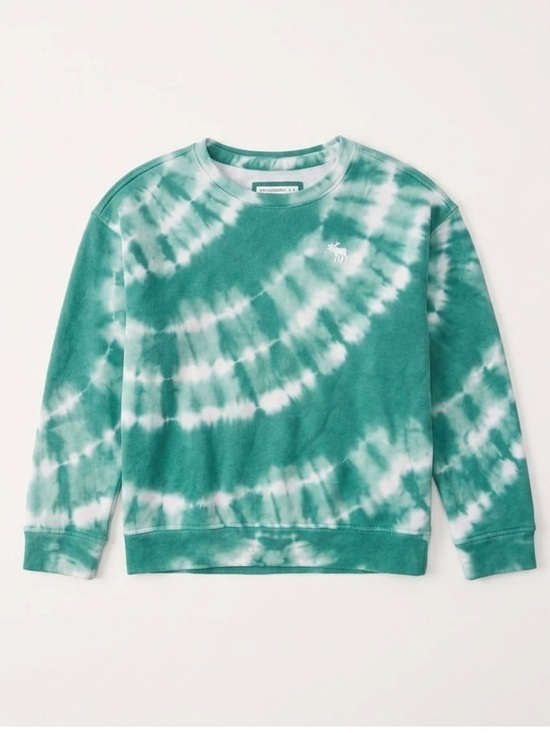 abercrombie kids Other - Abercrombie Kids Tie-Dye Sweatshirt Teal White Size 10